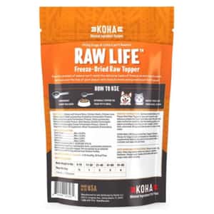 KOHA Raw Life 滋味高凍乾貓狗糧伴 雞肉配方 8oz (KDFT8CH) (圖片3)