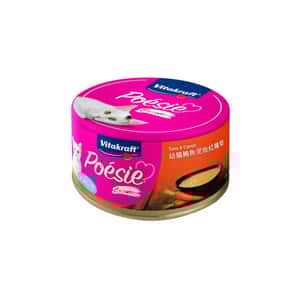 Vitakraft Vitakraft 貓罐頭 肉醬系列 幼貓配方 鮪魚泥佐紅蘿蔔 80g (VK52466)