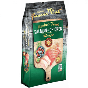 Fussie Cat Fussie Cat 貓糧 Market Fresh 純天然貓糧 三文魚及雞肉配方 10lb (綠) (FU-SC3)