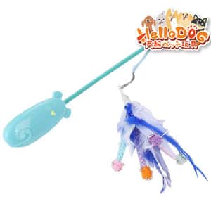 HelloDOG 玩具嚴選 貓貓雷射老鼠逗貓棒 1件 (隨機款) (圖片4)