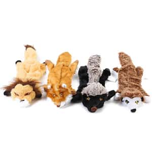 HelloDOG HelloDOG 玩具嚴選 發聲磨牙潔齒皮殼動物 1件 (隨機款)