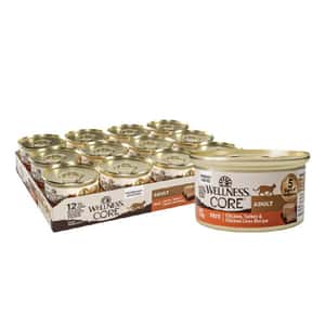WELLNESS WELLNESS CORE 貓罐頭 無穀物 Classic Pate 雞肉及火雞及雞肝 5.5oz 156g(7900)