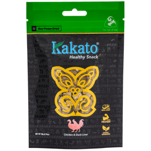 Kakato Kakato 卡格 貓狗零食 凍乾純肉小食 雞+鴨肝 20g (SK0955EIN)