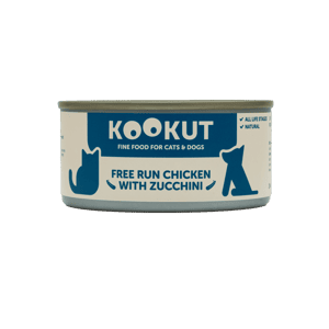 KOOKUT KOOKUT 貓狗罐頭 100% 天然 放養雞肉雞肝及意大利青瓜 150g (WCKUFA1017305) (貓狗共用)