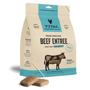 Vital Essentials VITAL ESSENTIALS 狗糧 凍乾脫水生肉糧 迷你肉餅 牛肉 14oz (681013)