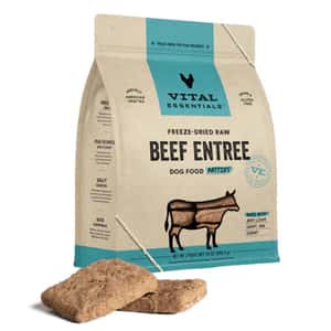 Vital Essentials VITAL ESSENTIALS 狗糧 凍乾脫水生肉糧 迷你肉餅 牛肉 30oz (681006)