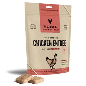 Vital Essentials VITAL ESSENTIALS 貓糧 凍乾脫水生肉糧 迷你肉餅 雞肉 3.75oz (691029)