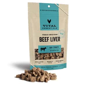 Vital Essentials VITAL ESSENTIALS 凍乾狗小食 牛肝粒 2.1oz (684007)