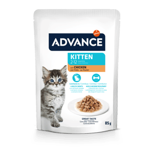 ADVANCE ADVANCE 貓濕糧 日常護理 幼貓配方 雞肉 85g (964526)