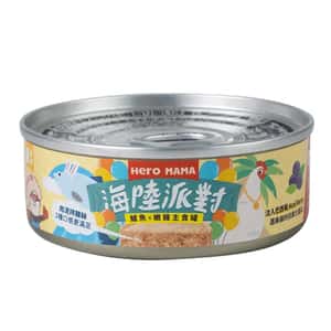 HEROMAMA HeroMama 貓主食罐 海陸派對系列 鱸魚雞 80g