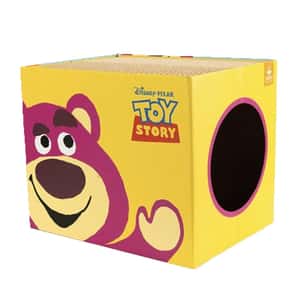 貓抓板 貓爬架 汪喵星球 玩具運動員系列 貓抓屋 熊抱哥款 迪抓屋粉 (FS467)