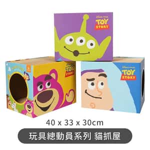 貓抓板 貓爬架 汪喵星球 玩具總動員系列 貓抓屋 巴斯光年款 1件