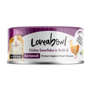 Loveabowl Loveabowl 貓罐頭 強心嫩雞鱸魚 70g (LBCE050)