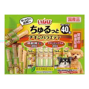 CIAO CIAO 狗零食 關節健康夾心卷 雞軟骨及雞肉混合味40本 (DS-355)