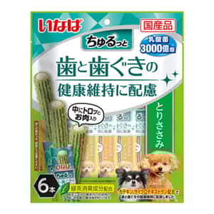 CIAO CIAO 狗零食 3000億乳酸菌夾心卷 牙齒健康配方 雞肉味 6本 (DS-345)