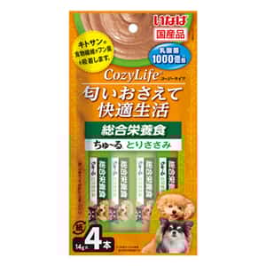 CIAO CIAO 狗肉泥 CozyLife 1000億乳酸菌 綜合營養雞肉味14g×4本 (DS-375)