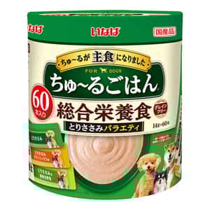 CIAO CIAO 狗肉泥 主食肉醬系列 雞肉及野菜味 14g×60本 (DS-256)