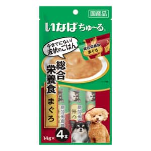 CIAO CIAO 狗肉泥 綜合營養 吞拿魚肉醬 14g×4本 (DS-214)