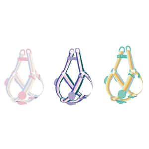 貓犬用日常用品 PETSVILLE 胸背帶 軟糖夢境/藍莓旋風/薄荷檸檬/ M 30-45cm (顔色隨機) 