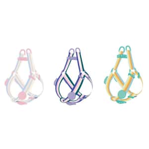 貓犬用日常用品 PETSVILLE 胸背帶 軟糖夢境/藍莓旋風/薄荷檸檬/ L 42-60cm (顔色隨機) 