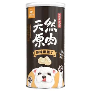 貓零食狗零食 汪喵星球 凍乾 DogCatStar 冷凍乾燥原肉狗零食 罐裝原味嫩雞丁60g (FS421)