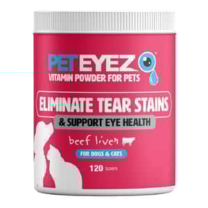 貓犬用保健用品 Pet Eyez 貓狗眼睛保健粉 (可去淚痕) 牛肉味 120湯匙 (66710)