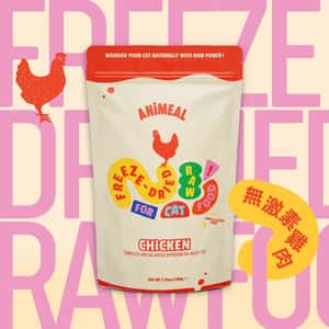 ANiMEAL ANiMEAL 成貓凍乾生肉主食糧 無激素雞肉 200g (RF-CAT-CHIC)