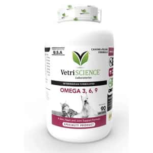 貓犬用保健用品 VetriScience 深海魚油369 貓犬通用 90粒/樽 (0900367.090)