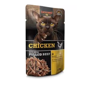 Leonardo Leonardo 貓濕糧 手撕肉餐包系列 雞肉+牛肉絲 70g