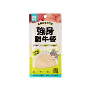 怪獸部落 怪獸部落 貓餐包 機能主食肉肉包 強身雞牛餐 50g