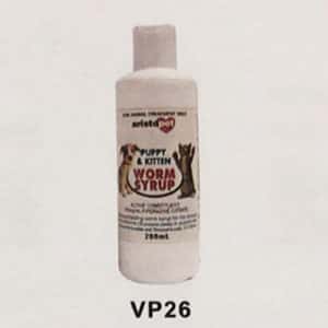 貓犬用保健用品 Aristopet澳洲 幼犬幼貓驅蟲糖漿 PUPPY & KITTY WORM SYRUP 200ml (貓犬用) VP26 (停售)
