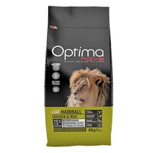Optima Optima nova 獅王毛球清除配方 Hairball Chicken & Rice 2kg (OCH-M)
