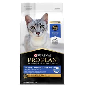 PROPLAN PURINA PROPLAN 冠能 貓糧 成貓室內去毛球配方 雞肉 1.5kg (12433226)