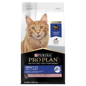 PROPLAN PURINA PROPLAN 冠能 貓糧 成貓7+配方 三文魚及吞拿魚 1.5kg (NE12433227)
