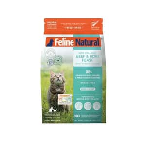 Feline Natural Feline Natural 貓糧 牛肉尖尾鱈魚盛宴 320g (F9-BH320) (新舊包裝隨機發貨)