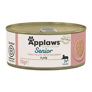 Applaws Applaws 貓罐頭 啫喱高齡貓用7+ 吞拿魚及三文魚 Senior Tuna with Salmon in Jelly 70g (淺粉) (1328)