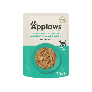 Applaws Applaws 貓濕糧 Cat Pouch 吞拿魚及鯷魚 Tuna with Anchovy 70g (深綠) (8006)