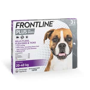 杜蟲殺蚤用品 FRONTLINE Plus for Dogs 狗用殺蝨滴 (20-40kg大型犬專用) (FPL) (HK-53175)