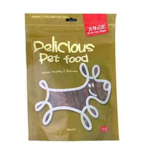 其他 Delicious Pet food無敵小寵 雪花純牛肉切片 訓犬零食 精裝400g (犬用) (軍綠)