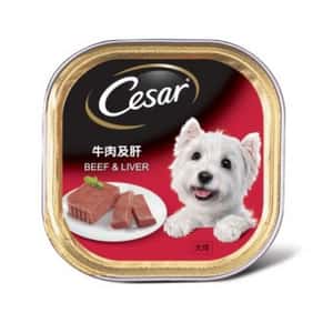 Cesar 西莎 Cesar西莎 鋁罐狗罐頭 經典鮮肉系列 牛肉及肝 BEEF & LIVER 100g (10204169)