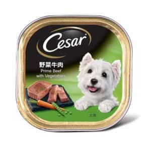 Cesar 西莎 Cesar西莎 鋁罐狗罐頭 星級美饌系列 野菜牛肉 Prime Beef with Vegetables 100g (10204209)