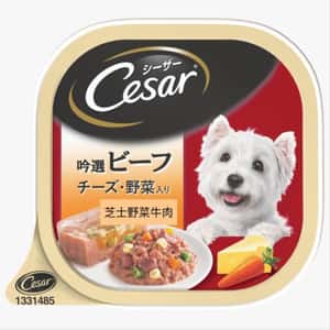 Cesar 西莎 Cesar西莎 鋁罐狗罐頭 日系芝士野菜牛肉 100g (10279560)
