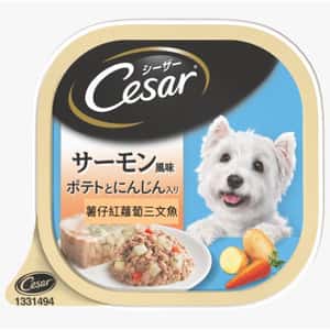Cesar 西莎 Cesar西莎 鋁罐狗罐頭 日系薯仔紅蘿蔔三文魚 100g (10230241)