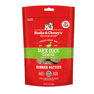 Stella and Chewy Stella & Chewy's 狗糧 凍乾生肉主糧 鴨朋鵝友 鴨肉鵝肉配方 14oz (SC008-A)