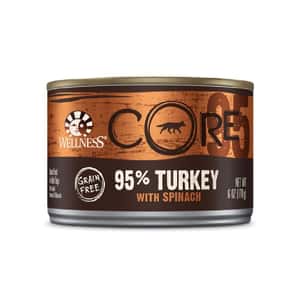 WELLNESS WELLNESS CORE 狗罐頭 95% 天然系列 火雞肉配菠菜 6.6oz (7991)