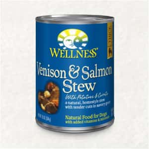 WELLNESS WELLNESS STEW 狗罐頭 鹿肉燘三文魚 Venison & Salmon Stew with Potatoes & Carrots 12.5oz (藍)