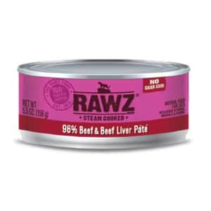 RAWZ RAWZ 貓罐頭 肉醬主食罐 全貓配方 牛肉及牛肝 155g (RZCB156)