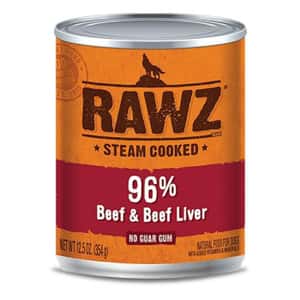 RAWZ RAWZ 狗罐頭 主食罐 全犬配方 牛肉及牛肝 354g (RZDB354)