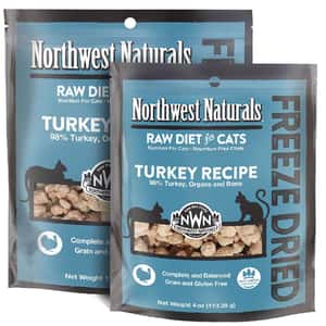 Northwest Naturals Northwest Naturals 無穀物凍乾脫水貓糧 火雞 TURKEY DIET FOR CATS 4oz (NWFFD4TUR)
