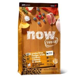 now FRESH now FRESH 狗糧 無穀物 成犬配方 火雞三文魚及鴨肉 22lb (2303022) (新包裝)